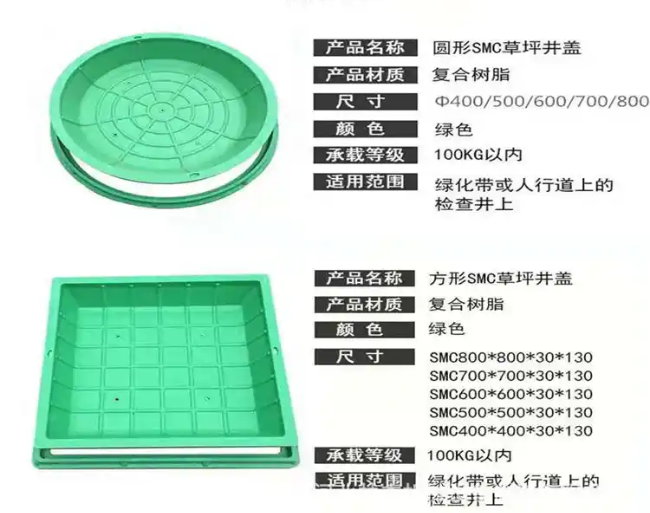 阿克塞树脂复合种植井盖展示
